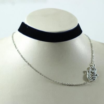 Choker, Black, Palm