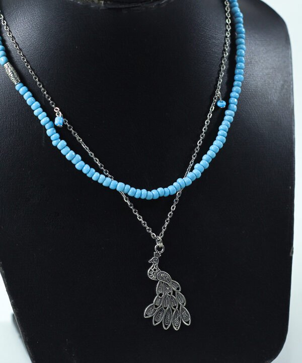 Necklace Silver metal 18