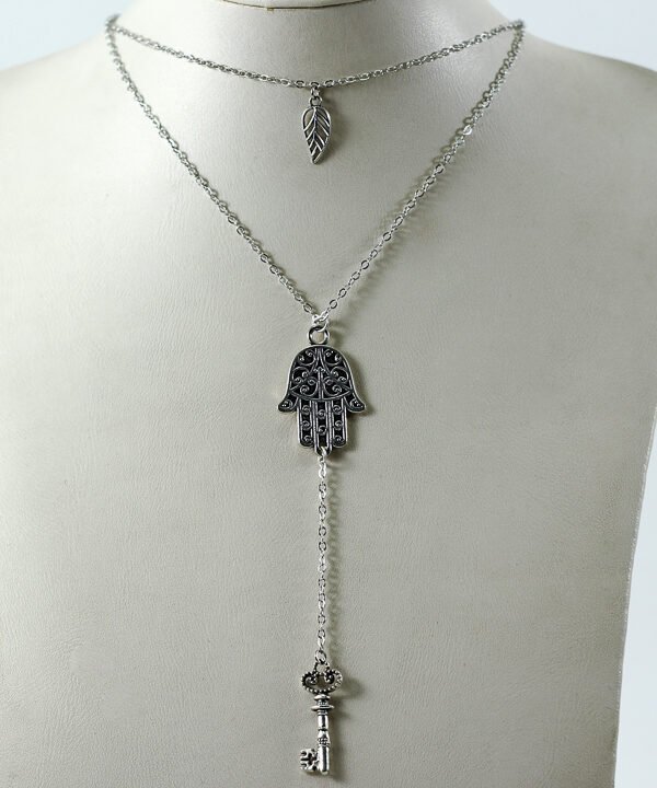 Necklace Silver metal 15