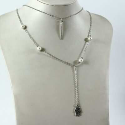 Necklace, Needle, Palm & Beads