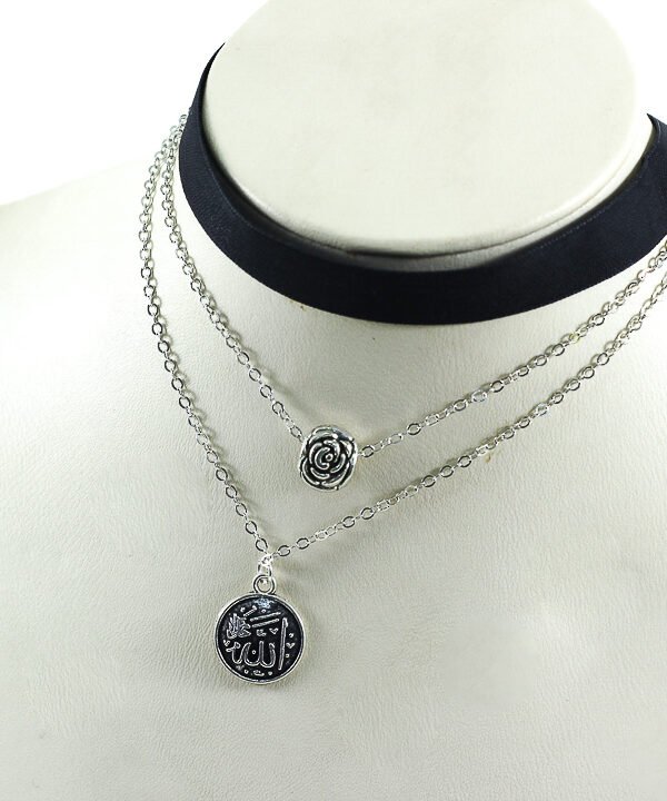 Choker, Rounded flower & Daly Allah