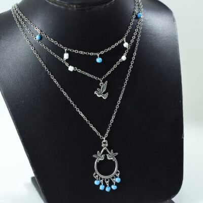 Necklace, Birds' ring & Beads