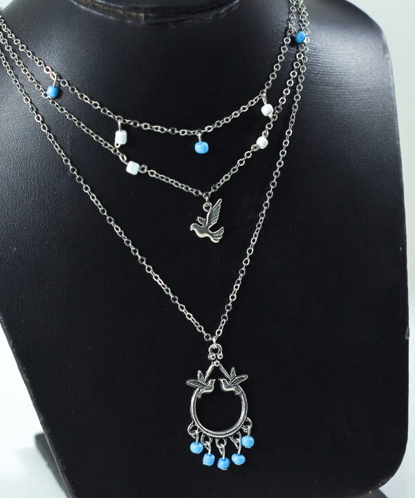 Necklace, Birds' ring & Beads