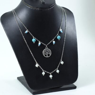 Necklace Silver metal 5