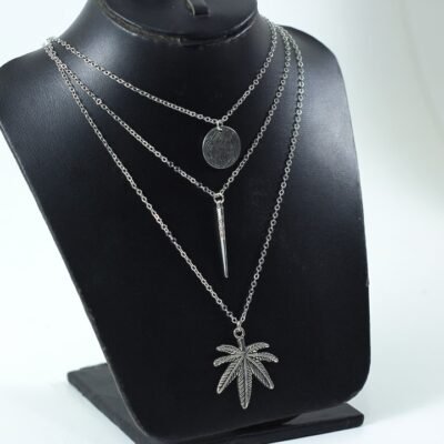 Necklace Silver Metal 6