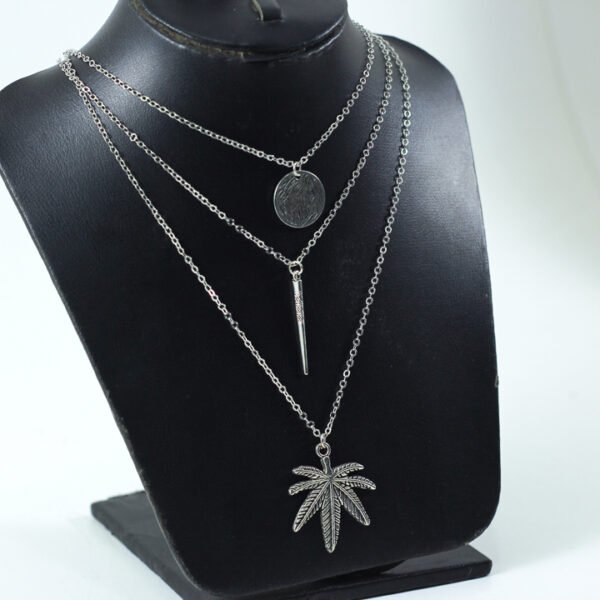 Necklace Silver Metal 6