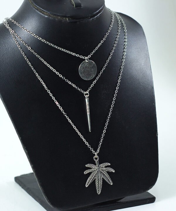 Necklace Silver Metal 6