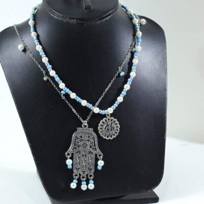 Necklace Silver metal 10