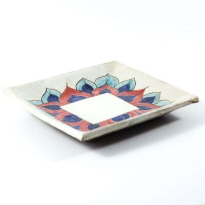 Plate Pottery, Square shape 2