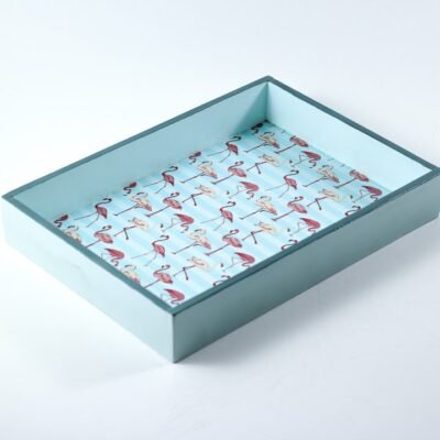 Tray, Colorful Flamingos