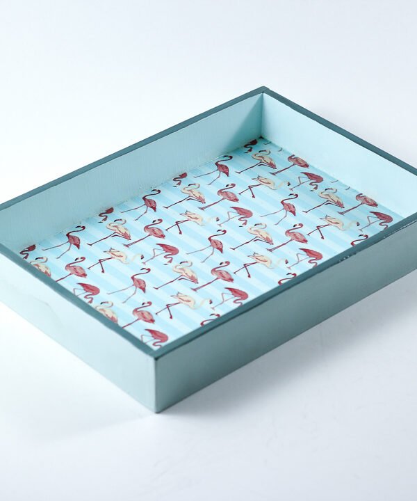 Tray, Colorful Flamingos
