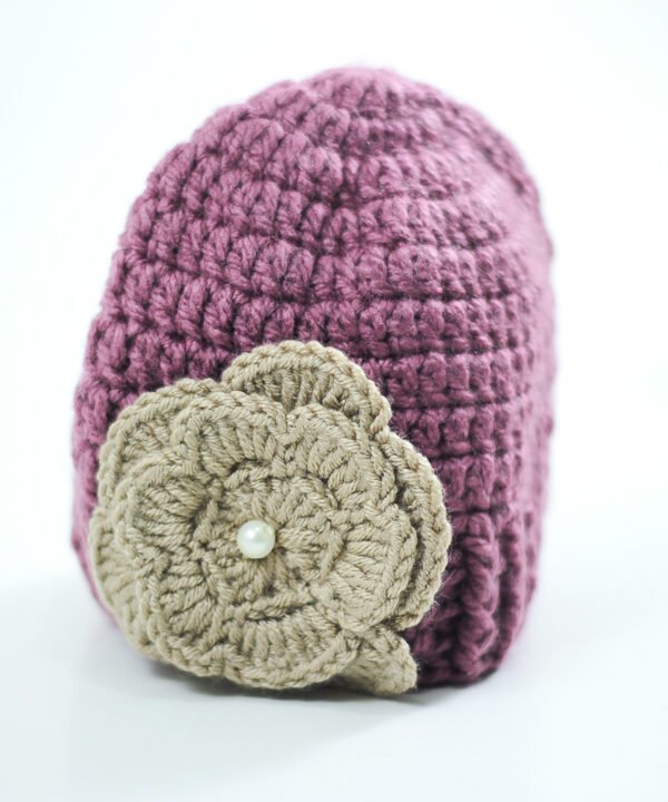 Icecap, Flower, Purple & Beige