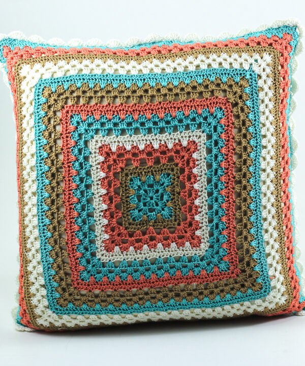 Cushion's cover, Colorful squares