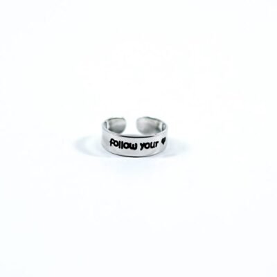 Ring, "Follow your (Heart shape)"