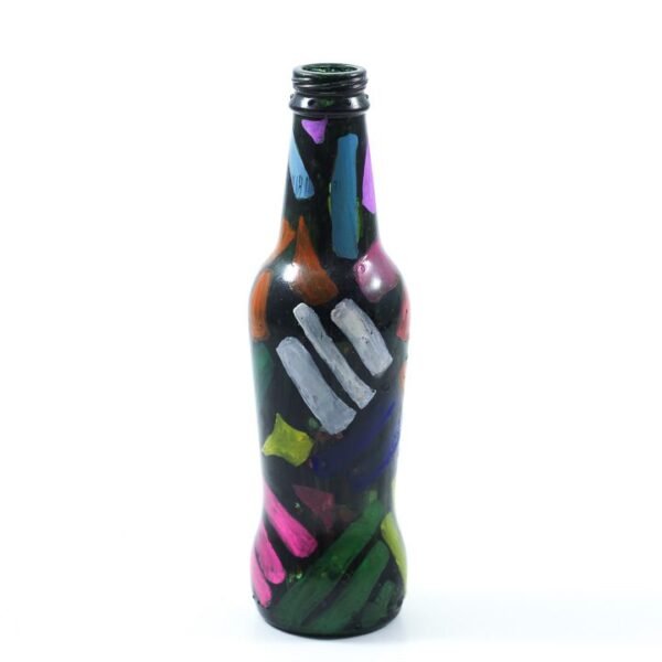 Glass Bottle stripes,