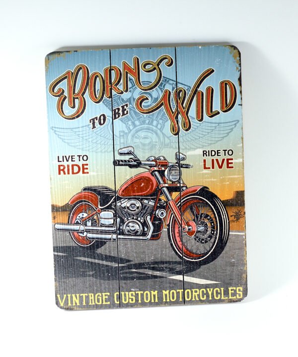 تابلوه حائط "ولدت لتكون متوحشة"