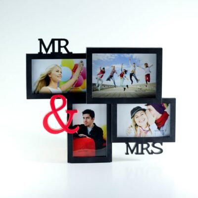 Picture Frame "Black" Mr&MRS
