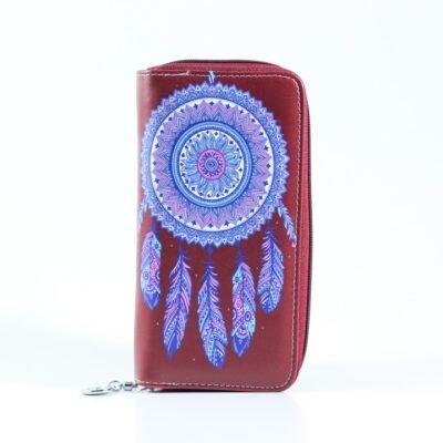 Wallet Maroon Dream Catcher