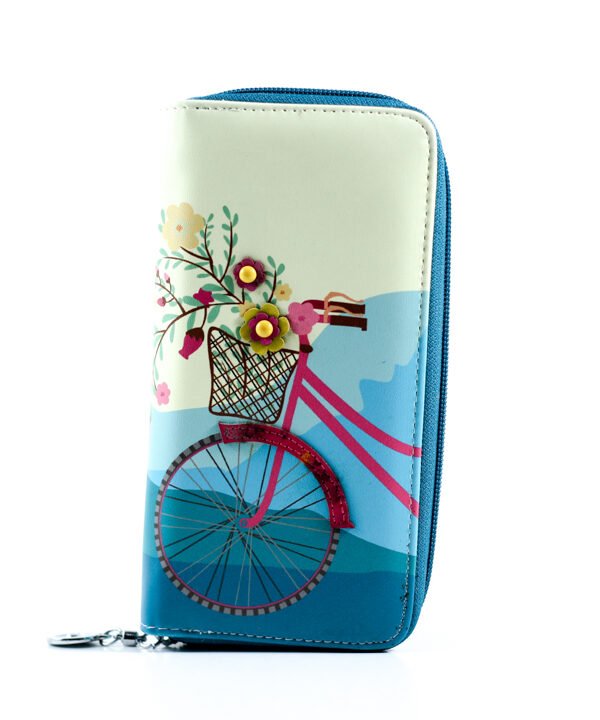 Wallet Baby blue Beige Sea