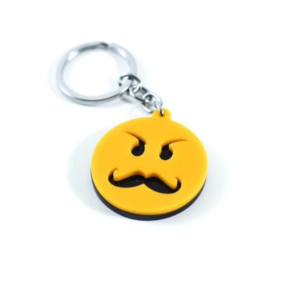 سلسلة مفاتيح وجه حائر