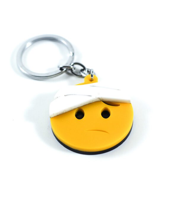 سلسلة مفاتيح الوجه المريض