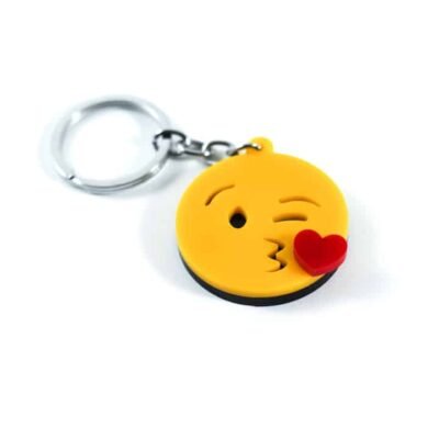 Key Chain Heart Kiss face