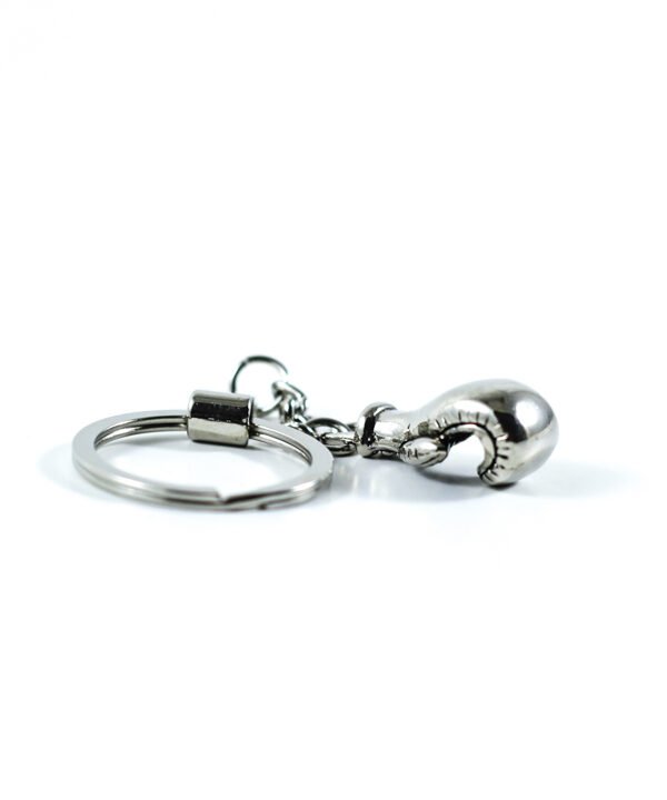 قفازات الملاكمة الفضية سلسلة المفاتيح