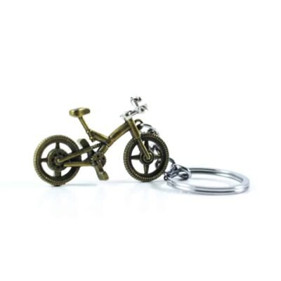 Key Chain Golden Bicycle