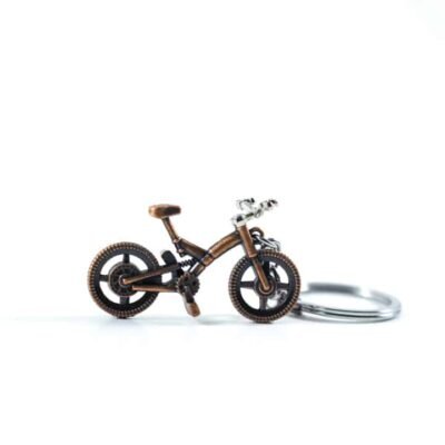Key Chain Bronze Bicycle
