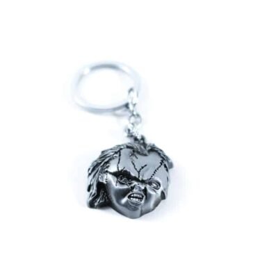 Key Chain Silver Chucky face