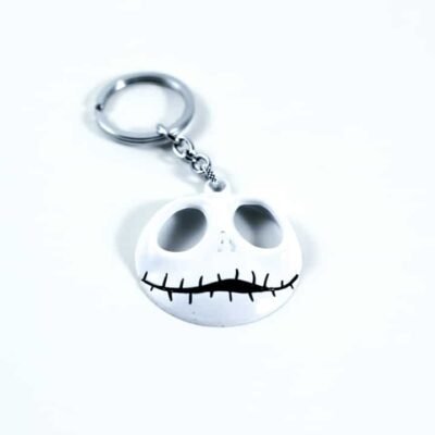 Key Chain White Jack Skellington Mask
