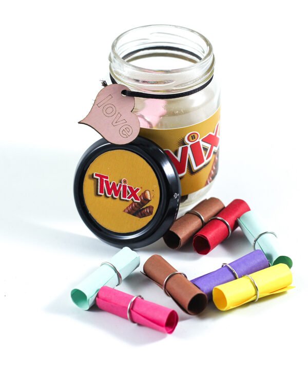 Message in the bottle, "Twix"