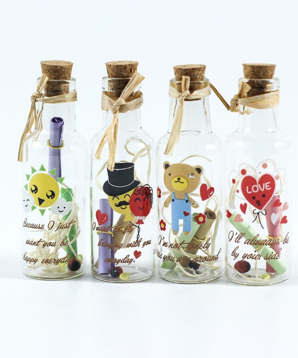 Set of 4 small Bottles