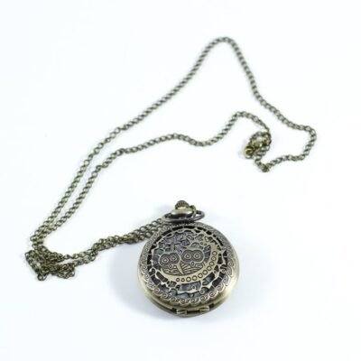 Necklace Owl Pocket Watch