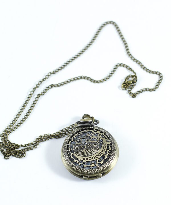 Necklace Owl Pocket Watch