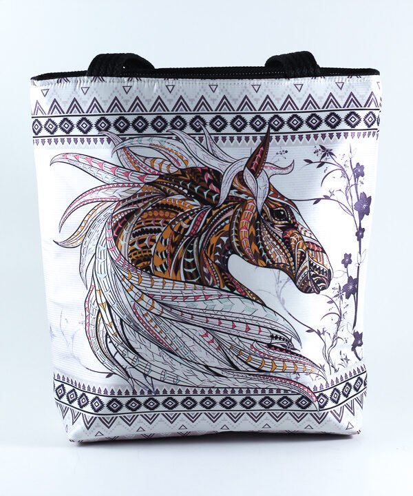 Handbag, With Colorful Horse's Face