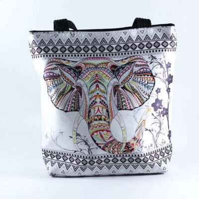 Handbag Colorful Elephant's Face