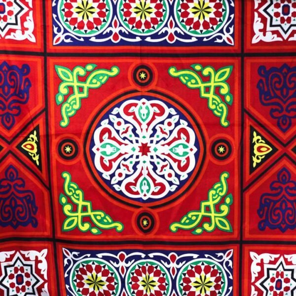⁦مفرش طاولة خيامية ملون 2⁩ - الصورة ⁦2⁩