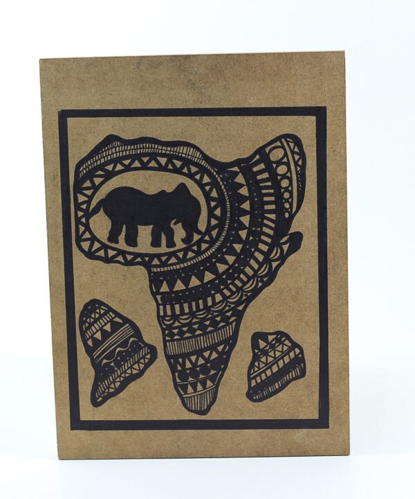 Wall Frame, African Elephant