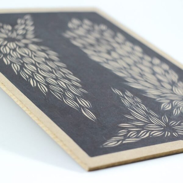 Wall Frame, Black, with Leaves - Image 2