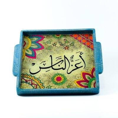 Tray Light blue color "Dearest"