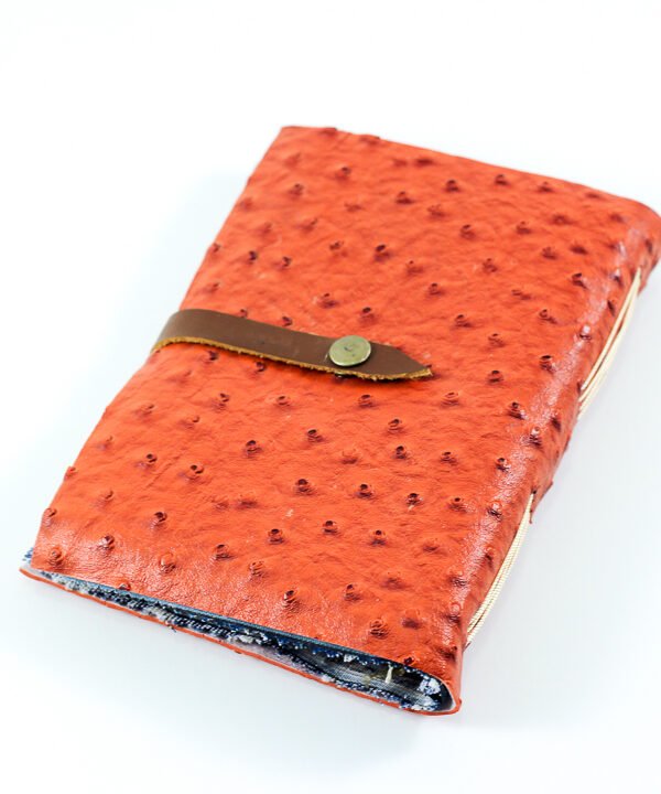 Notebook, Orange, Artificial Leather