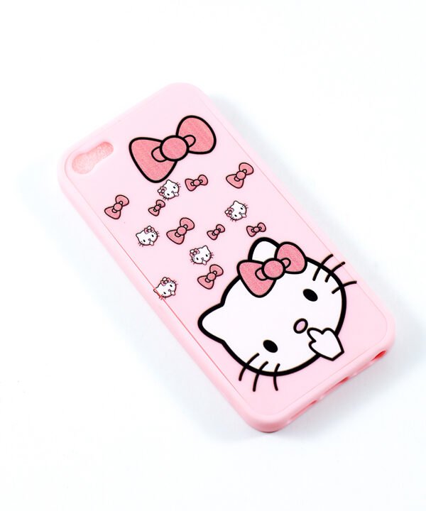 جراب أيفون 5/5S قطة وردى