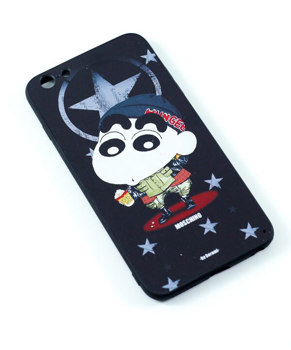 جراب أيفون 6 بلس شخصية كرتونية يابانية لطفل يأكل الفشار