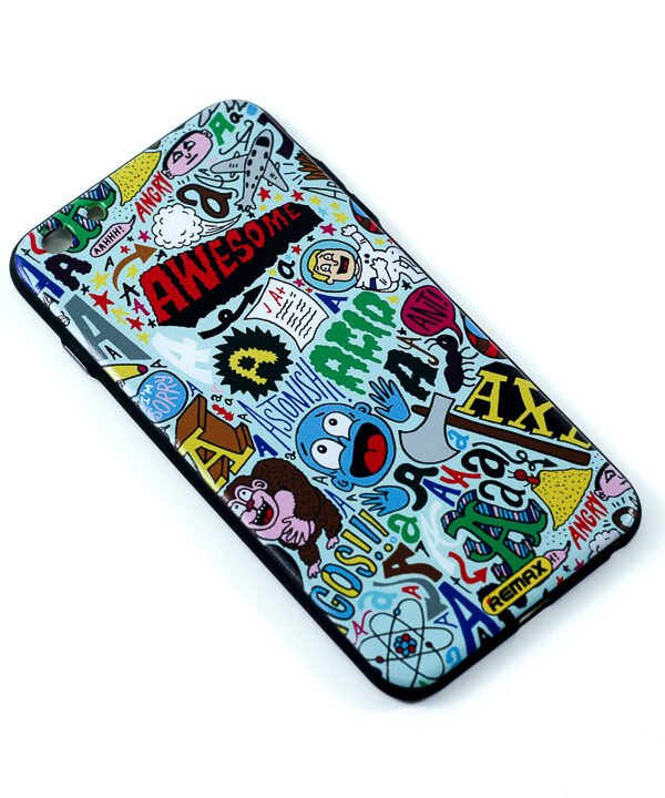 جراب أيفون 6 بلس حروف وشخصيات ملونة