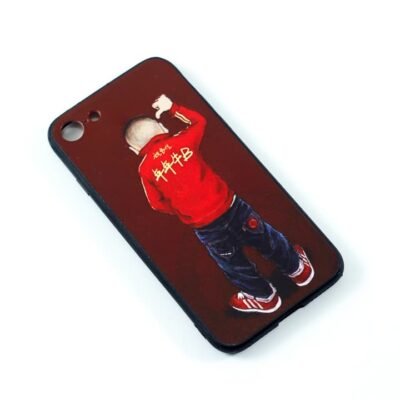 Cover Iphone 7 "Red with Japanese guy"