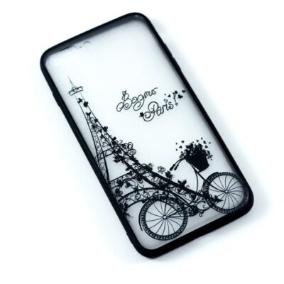 Cover Iphone 7 Plus "Eiffel Tower & Bicycle"