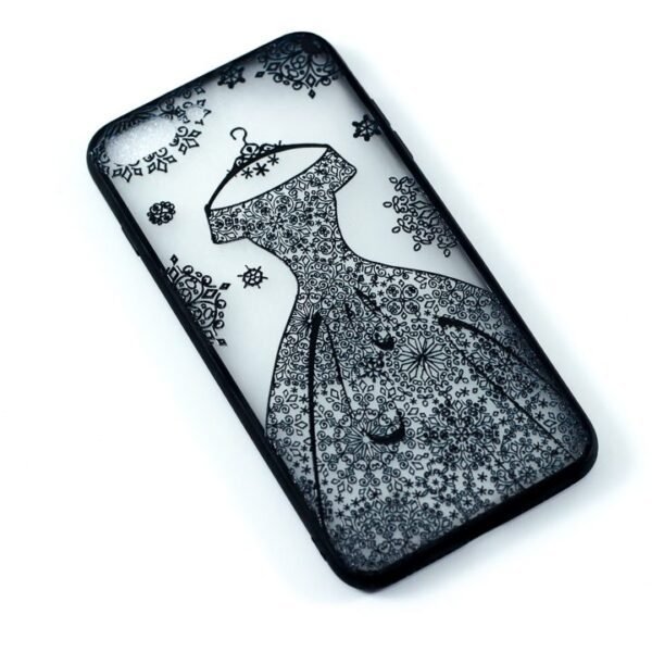 Cover Iphone 7 Plus "Black dress"