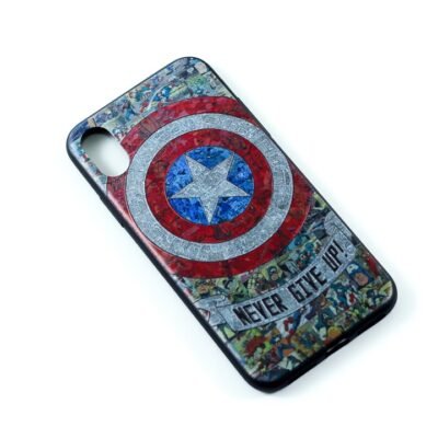 Cover Iphone X "Captain America Shield"