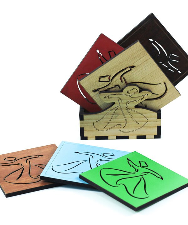 طقم كوستر ملون صوفي